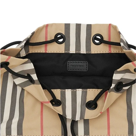 Burberry Icon Stripe drawcord Pouch Bag - Picture 11 of 12